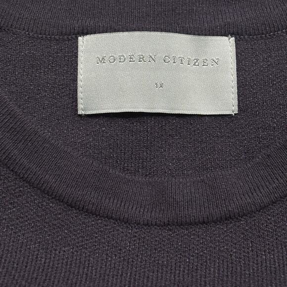 Modern Citizen Nara Tie Front Knit Wrap Curved Hem Sweater Charcoal Gray • 1X - Picture 2 of 9